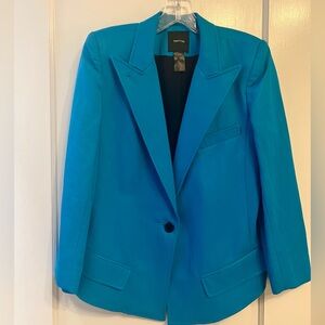 Smythe Electric Blue Sharp Shoulder Blazer